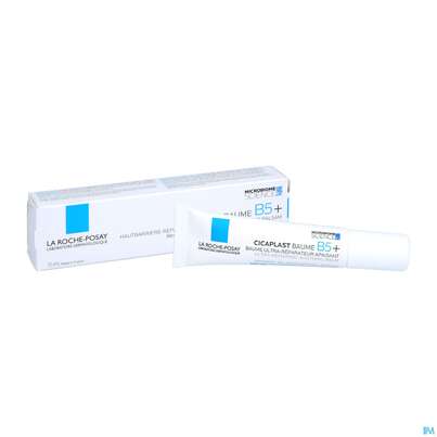 Sie sehen eine Packung La Roche Posay Cicaplast Baume B5+ Creme 15ml, Produktbild: 07 La Roche Posay Cicaplast Baume B5+ Creme 15ml, A-Nr.: 5696087 - 07
