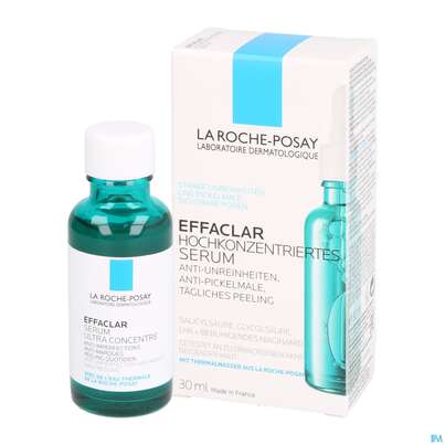 Sie sehen eine Packung La Roche Posay Gesichtspflege Effaclar Serum Hochkonzentriert 30ml, Produktbild: 08 La Roche Posay Gesichtspflege Effaclar Serum Hochkonzentriert 30ml, A-Nr.: 5342604 - 08