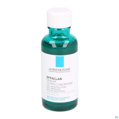 Sie sehen eine Packung La Roche Posay Gesichtspflege Effaclar Serum Hochkonzentriert 30ml, Produktbild: 10 La Roche Posay Gesichtspflege Effaclar Serum Hochkonzentriert 30ml, A-Nr.: 5342604 - 10