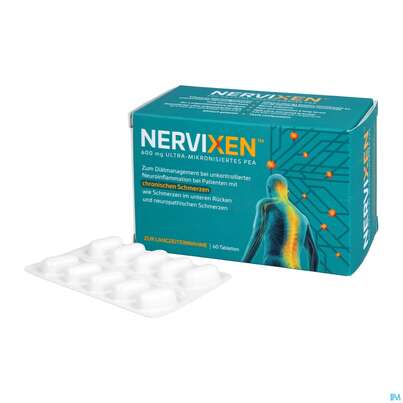Sie sehen eine Packung Nervixen Tabl 600mg Pea 60st, Produktbild: 03 Nervixen Tabl 600mg Pea 60st, A-Nr.: 5475558 - 03