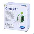 Sie sehen eine Packung Fixierpflaster Omnisilk 5mx 2,5cm 1st, Produktbild: 02 Fixierpflaster Omnisilk 5mx 2,5cm 1st, A-Nr.: 1566117 - 02