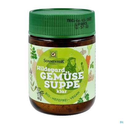 Sie sehen eine Packung Sonnentor Gemuesesuppe Klar Hildegard Glas 01420 120g, Produktbild: 05 Sonnentor Gemuesesuppe Klar Hildegard Glas 01420 120g, A-Nr.: 4389644 - 05