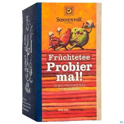 Sonnentor Fruechtetee/bio Probier Mal 02661 20st, A-Nr.: 4388490 - 06