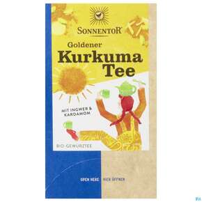 Sonnentor Kurkuma/tee Bio Goldener Beutel 02517 18st, A-Nr.: 4541402 - 01