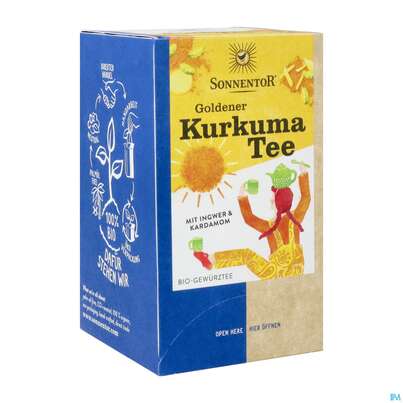 Sonnentor Kurkuma/tee Bio Goldener Beutel 02517 18st, A-Nr.: 4541402 - 02