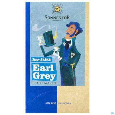 Sonnentor Schwarztee Bio Earl Grey 02218 18st, A-Nr.: 4307801 - 01