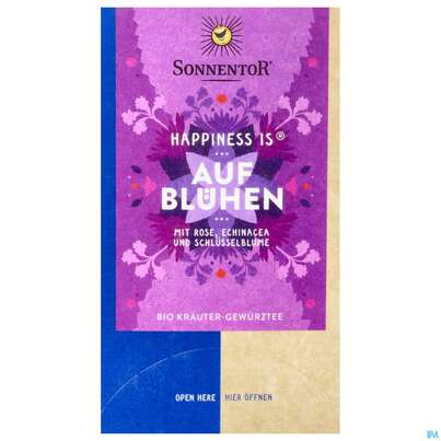 Sonnentor Tee/bio Happiness Is Tee Aufbluehen 02580 18st, A-Nr.: 4803055 - 01