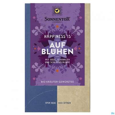 Sonnentor Tee/bio Happiness Is Tee Aufbluehen 02580 18st, A-Nr.: 4803055 - 02