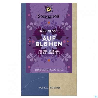 Sonnentor Tee/bio Happiness Is Tee Aufbluehen 02580 18st, A-Nr.: 4803055 - 03