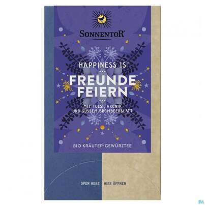 Sonnentor Tee/bio Happiness Is Tee Freunde Feiern 02593 18st, A-Nr.: 4899227 - 02