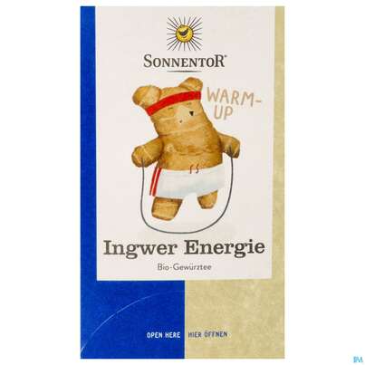 Sonnentor Tee/bio/doppelkammerbeutel Ingwer Energie 02574 18st, A-Nr.: 5227866 - 01