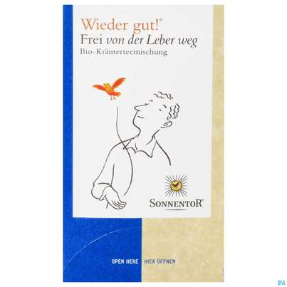 Sonnentor Tee/bio/wieder Gut Frei Von Der Leber Weg 02704 18st, A-Nr.: 3428773 - 01