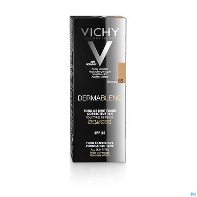 Vichy Dermablend/fluid Make-up 55 Bronze 30ml, A-Nr.: 3044653 - 05