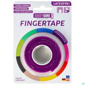 Tape Buddycare Med Finger Latexfrei Flexibel Kohaesiv. 2,5cmx 4,5m Purpur 1st, A-Nr.: 4781201 - 01