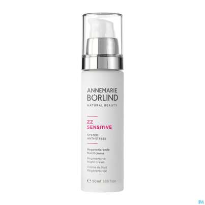 Sie sehen eine Packung Boerlind Zz/sensitive Regenerierende Nachtcreme 871 50ml, Produktbild: 03 Boerlind Zz/sensitive Regenerierende Nachtcreme 871 50ml, A-Nr.: 4356277 - 03