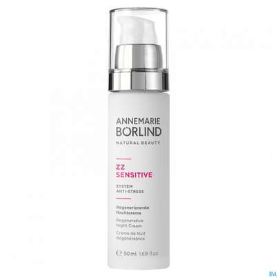 Sie sehen eine Packung Boerlind Zz/sensitive Regenerierende Nachtcreme 871 50ml, Produktbild: 04 Boerlind Zz/sensitive Regenerierende Nachtcreme 871 50ml, A-Nr.: 4356277 - 04