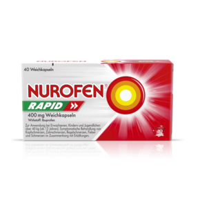 Nurofen Rapid 400 mg Weichkapseln 40 Stk, A-Nr.: 4974147 - 01