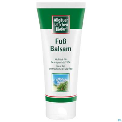 Sie sehen eine Packung Allgäuer Latschenkiefer Fuß Balsam 100ml, Produktbild: 03 Allgäuer Latschenkiefer Fuß Balsam 100ml, A-Nr.: 0864539 - 03