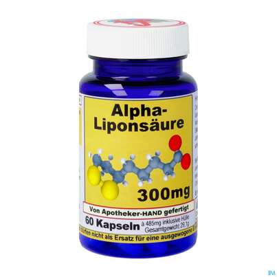 Alphalipon-saeure Kapseln 300mg -apo Dreifaltigk. 60st, A-Nr.: 4449010 - 03