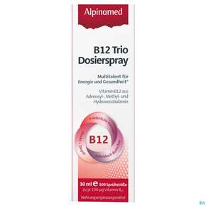 Vitamin B12 Trio Dosierspray Alpinamed 30ml, A-Nr.: 5448863 - 01