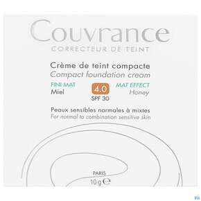 Avène Couvrance Kompakt Creme-make-up Mattierend Honig 10g, A-Nr.: 2594966 - 01