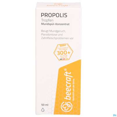 Mundwasser/spuelung Propolis Tropfen Konzentrat Beecraft Nr.62006 50ml, A-Nr.: 5199897 - 01