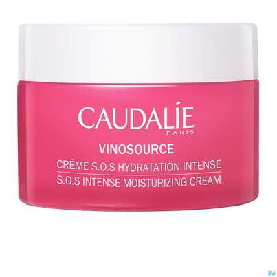Sie sehen eine Packung Caudalie Vinosource/hydra S.o.s Creme Intensive Feucht 50ml, Produktbild: 02 Caudalie Vinosource/hydra S.o.s Creme Intensive Feucht 50ml, A-Nr.: 5080972 - 02