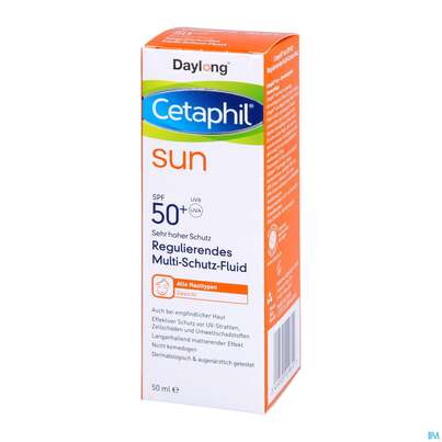 Sonnenprodukte Cetaphil Sun Daylong Multi Schutz Fluid Regulierend Spf50+ 50ml, A-Nr.: 5129678 - 02