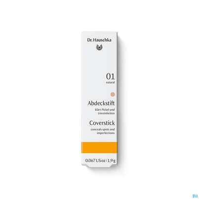 Sie sehen eine Packung Dr. Hauschka Abdeckstift 01 Natural 1,9g, Produktbild: 02 Dr. Hauschka Abdeckstift 01 Natural 1,9g, A-Nr.: 5175313 - 02