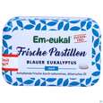 Sie sehen eine Packung Em-eukal Frische Pastillen Dose Zfr Blauer Eukalyptus 20g, Produktbild: 01 Em-eukal Frische Pastillen Dose Zfr Blauer Eukalyptus 20g, A-Nr.: 4934024 - 01