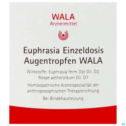 Euphrasia -wala Einzeldosis Augentropfen 0,5ml 30st, A-Nr.: 4967911 - 01