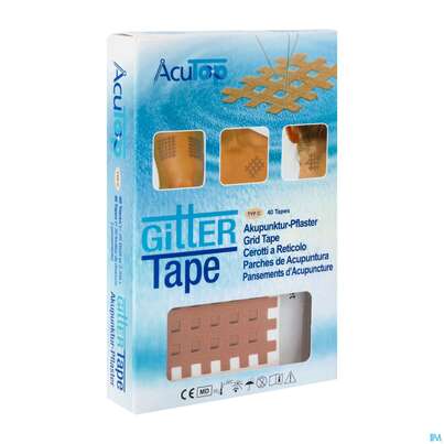 Tape Gittertape Triggertape Acutop Beige Type C 4,5x5,2cm 40st, A-Nr.: 4608336 - 02