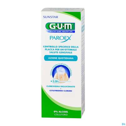 Mundwasser/spuelung Gum Mundspuelung Paroex Chx O.alk 0,06% Langzeitpfl.1702 500ml, A-Nr.: 3190202 - 02