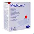 Sie sehen eine Packung Kompressen Medicomp Vliesstoff 4fach Steril 10x 10cm 25x2 50st, Produktbild: 03 Kompressen Medicomp Vliesstoff 4fach Steril 10x 10cm 25x2 50st, A-Nr.: 1652006 - 03