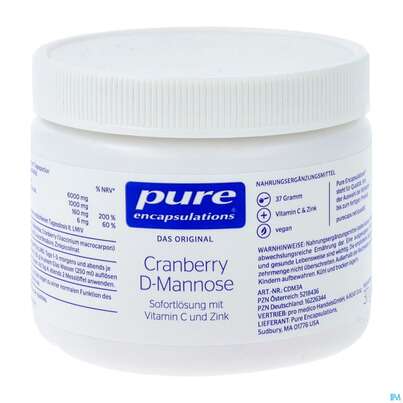 Pure Encapsulations Cranberry D-mannose 37g, A-Nr.: 5218436 - 04