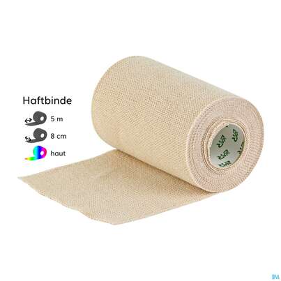 Sie sehen eine Packung Rosidal Haft Bandage 8cmx 5m 1st, Produktbild: 03 Rosidal Haft Bandage 8cmx 5m 1st, A-Nr.: 4151144 - 03