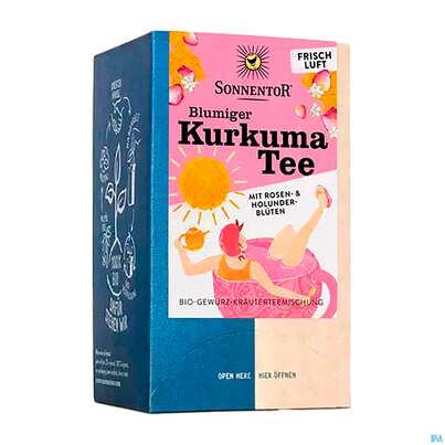 Sonnentor Kurkuma/tee Bio Blumig Beutel 02518 18st, A-Nr.: 4541419 - 05