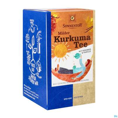 Sonnentor Kurkuma/tee Bio Mild Beutel 02523 18st, A-Nr.: 4541425 - 04