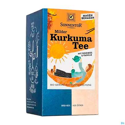 Sonnentor Kurkuma/tee Bio Mild Beutel 02523 18st, A-Nr.: 4541425 - 05