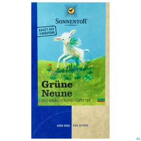 Sonnentor Tee/bio/doppelkammerbeutel Gruene Neune 27g 02585 18st, A-Nr.: 5048365 - 01