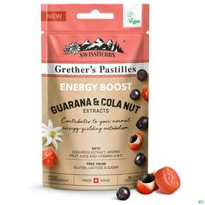 Swissherbs Grether’s Pastilles Energy Boost Zuckerfrei 45g, A-Nr.: 5384755 - 01