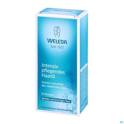 Sie sehen eine Packung Weleda Haaroel Intensiv Pflegend 50ml, Produktbild: 05 Weleda Haaroel Intensiv Pflegend 50ml, A-Nr.: 4115987 - 05