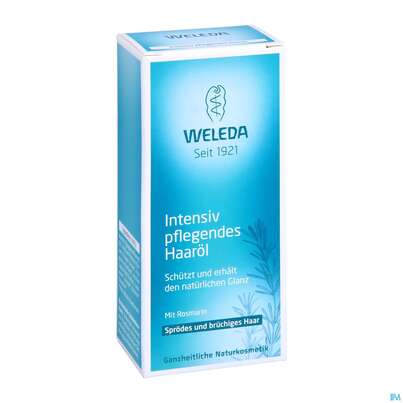Sie sehen eine Packung Weleda Haaroel Intensiv Pflegend 50ml, Produktbild: 06 Weleda Haaroel Intensiv Pflegend 50ml, A-Nr.: 4115987 - 06