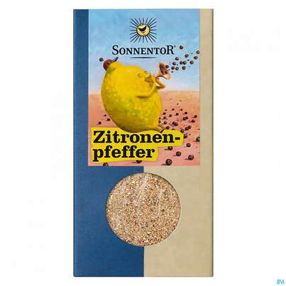 Sonnentor Gewuerz/bio Zitronenpfeffer Packung 00648 70g, A-Nr.: 5476256 - 01