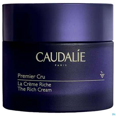 Sie sehen eine Packung Caudalie Premier Cru Die Reichhaltige Creme 50ml, Produktbild: 01 Caudalie Premier Cru Die Reichhaltige Creme 50ml, A-Nr.: 4184913 - 01