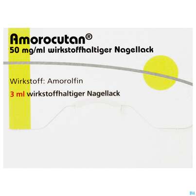 Amorocutan Wirkstoffhaltiger Nagel- Lack 50mg/ml 3ml, A-Nr.: 3926198 - 01