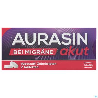 Aurasin Akut Tabl 2,5mg 2st, A-Nr.: 4987262 - 01