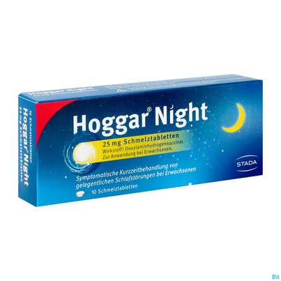 Hoggar Night Schmelztabl 25mg 10st, A-Nr.: 4962316 - 02