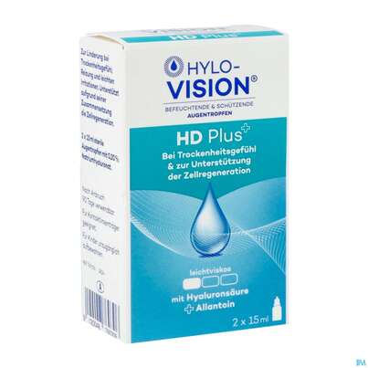 Augentropfen Hylo-vision Hd Plus At 15ml 2st, A-Nr.: 3829532 - 02