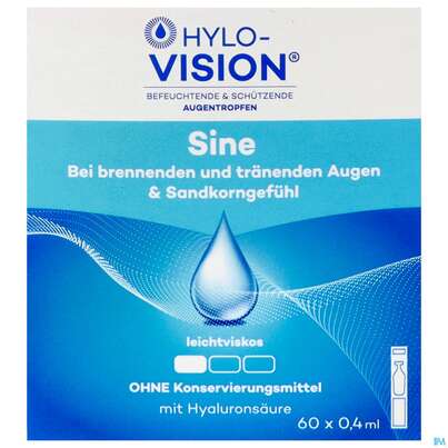 Augentropfen Hylo-vision Sine 0,4ml 60st, A-Nr.: 3829555 - 01